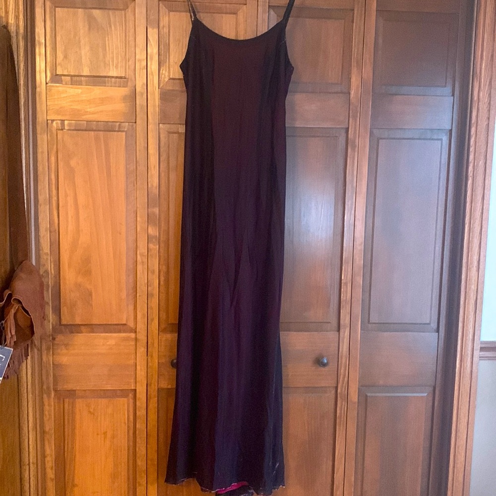 Burgundy formal dress